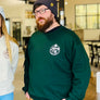 Unisex Crew Neck Sweater - Forest Green