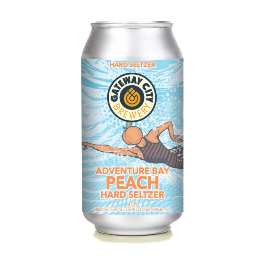 Adventure Bay - Peach Seltzer - 355ml