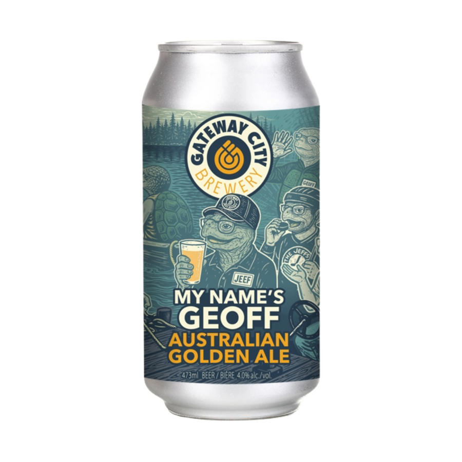 My Name's Geoff - Australian Golden Ale - 473ml – Gateway City Brewery