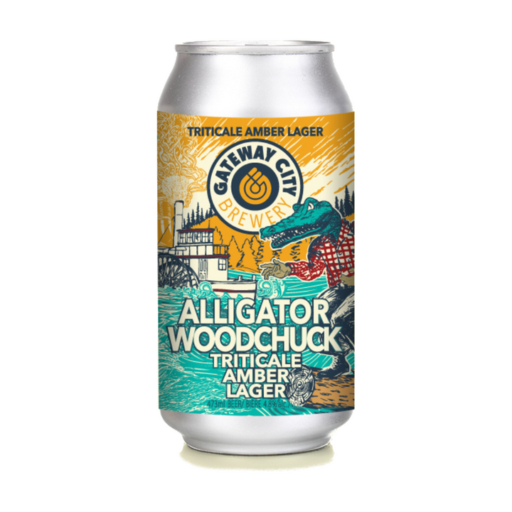 Alligator Woodchuck - Triticale Amber Lager - 473ml