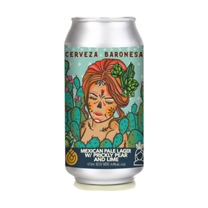 Cerveza Baronesa - Mexican Pale Lager w/ Prickly Pear and Lime - 473ml