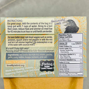 Piebird's Curried Lentil Soup Mix